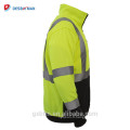 Vente en gros Sweat-shirt de sécurité Orange Hi Vis réfléchissant Veste Pull Zipper ANSI Classe 3 Haute visibilité Pullover pour le travail de nuit